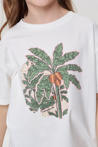 Camiseta estampada "Island Life" 