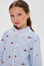 Cargar imagen en el visor de la galería, Floral Embroidery Blouse