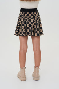 "Logo" Jersey Skirt