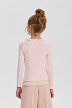 Cargar imagen en el visor de la galería, Lace Insert Jersey Blouse
