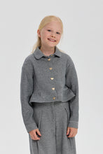 Load image into Gallery viewer, Buttoned Crop Jacket