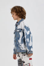 Load image into Gallery viewer, Distressed Denim Jacket