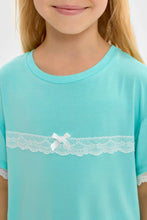 Load image into Gallery viewer, Lace Trim Pajama Set