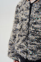 Load image into Gallery viewer, Sequins Tweed Bomber and Short Set