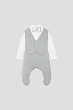 Load image into Gallery viewer, Vest and Bow-Tie Attached Overall