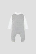 Load image into Gallery viewer, Vest and Bow-Tie Attached Overall