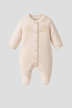 Load image into Gallery viewer, Knit Collar Footed Overall