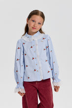 Cargar imagen en el visor de la galería, Floral Embroidery Blouse