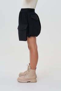 Front Pockets Sporty Skirt