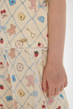 Cargar imagen en el visor de la galería, Lace Collar Printed Blouse