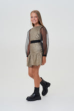 Load image into Gallery viewer, Organza Sleeves Sequins Dress