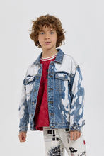 Load image into Gallery viewer, Distressed Denim Jacket