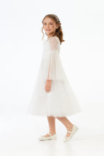 Load image into Gallery viewer, Wide Tulle Sleeves Dress