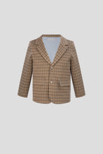 Load image into Gallery viewer, Plaid Jersey Blazer and Pant Set