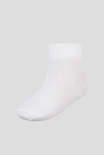Load image into Gallery viewer, 2-Pack Socks, Ivory/Blue