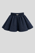 Cargar imagen en el visor de la galería, Crystal Embellished Denim Skirt