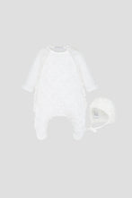 Load image into Gallery viewer, "Rosette" Coverall and Bonnet Set