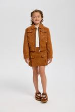 Cargar imagen en el visor de la galería, Suede Bomber Jacket and Skirt Set