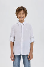 Load image into Gallery viewer, Adjustable Sleeves Muslin Shirt