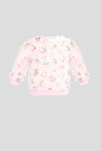 Cazadora bomber esponjosa floral 