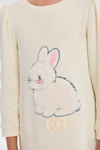 Cargar imagen en el visor de la galería, Fluffy Bunny Knit Dress