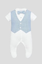 Load image into Gallery viewer, Stripe Vest Coverall with Bonnet