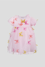 Load image into Gallery viewer, 3D Butterflies Dress and Headband Set