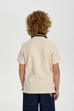 Load image into Gallery viewer, Shirt polo, ecru