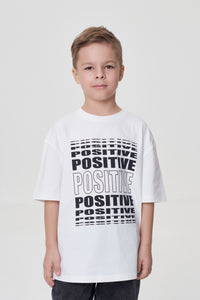 "Positive Vibes" Oversize T-Shirt