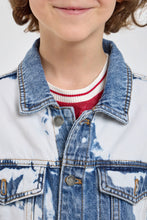 Load image into Gallery viewer, Distressed Denim Jacket
