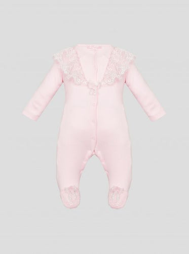 Lace Ruffles Coverall