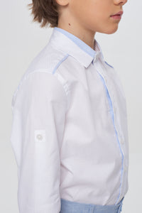 Checkered Collar Shirt