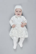 Load image into Gallery viewer, Little Star Lace Coverall-Dress and Bonnet Set