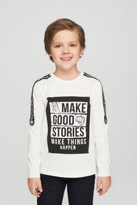 Camiseta "Hacer buenas historias"