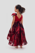 Load image into Gallery viewer, Brocade Bow Dress