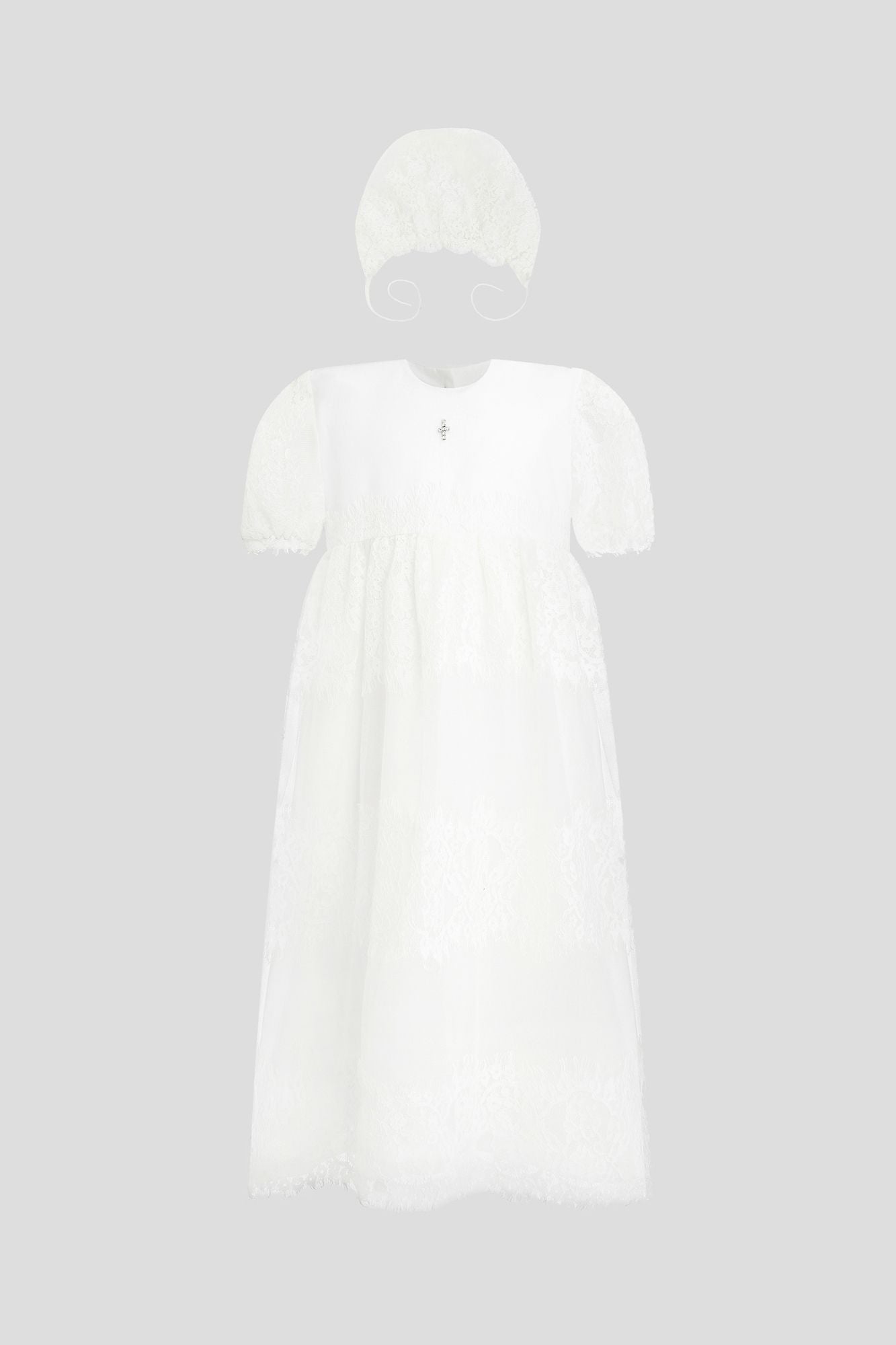 Belle Sleeve Christening Dress