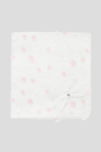 Flowers Embellished Blanket