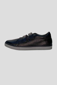 Contrast Platform Velcro Sneakers