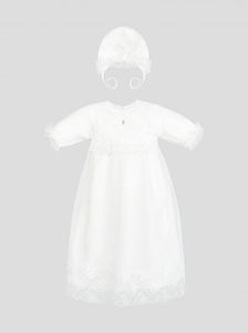 Lace Top Christening Dress
