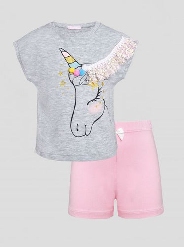 Unicorn Top and Short Set