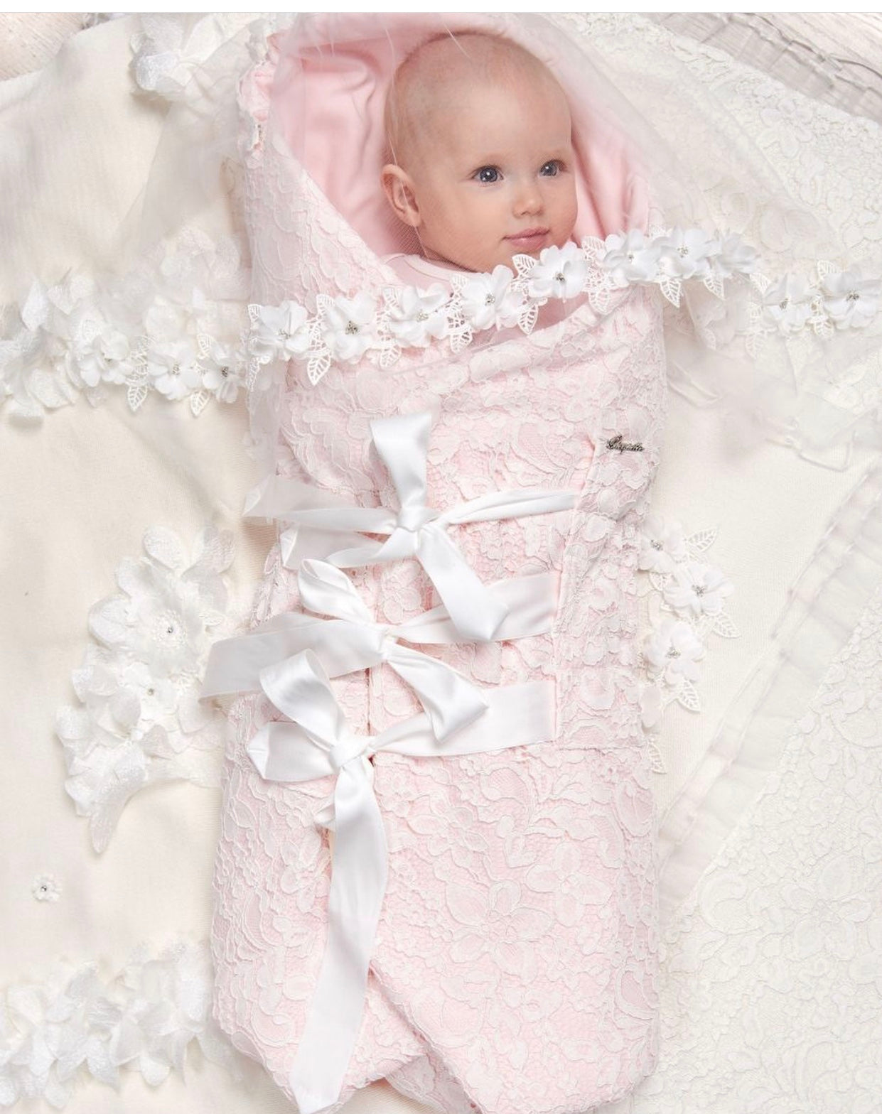 Pink Lace Blanket hotsell