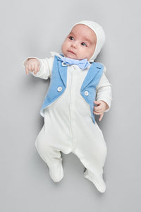 Buttons Up Tuxedo-Coverall