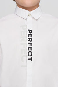 "Perfect" Classic White Shirt