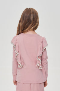 Ruffles with Pearls Top