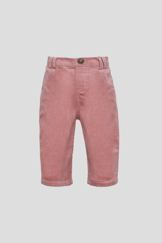 Pantalones de terciopelo rosa