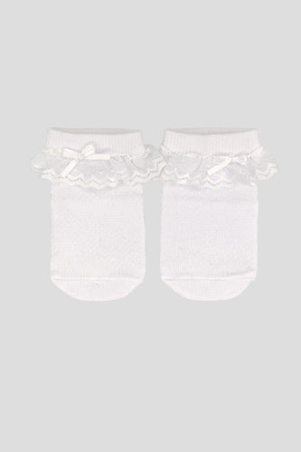 Ruffle Trim Socks