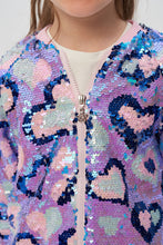 Load image into Gallery viewer, Sequins Bomber Jacket