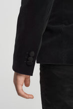 Load image into Gallery viewer, Velvet Black Tuxedo Blazer