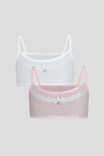 Load image into Gallery viewer, 2-Pack Lace Trim Sport Bra