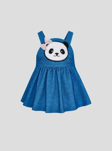 Panda Dress and Bodysuit Set